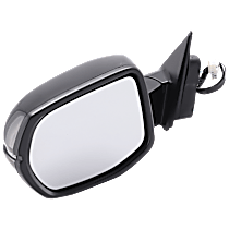 Driver Side Mirror, Power, Manual Folding, Heated, Paintable, In-housing Signal Light, Without memory, Without Puddle Light, Without Auto-Dimming, Without Blind Spot Feature