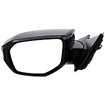 Driver Side Mirror, Power, Manual Folding, Heated, Paintable, Without Signal Light, Without memory, Without Puddle Light, Without Auto-Dimming, Without Blind Spot Feature