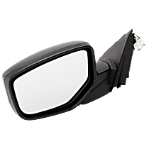 Driver Side Mirror, Power, Manual Folding, Heated, Paintable, Without Signal Light, With memory, Without Puddle Light, Without Auto-Dimming, Without Blind Spot Feature, EX Model