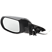 Driver Side Mirror, Power, Manual Folding, Non-Heated, Paintable, Without Signal Light, Without memory, Without Puddle Light, Without Auto-Dimming, Without Blind Spot Feature, Flat Glass
