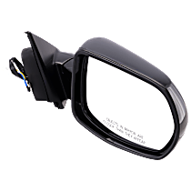 Passenger Side Mirror, Power, Manual Folding, Non-Heated, Paintable, Without Signal Light, Without memory, Without Puddle Light, Without Auto-Dimming, Without Blind Spot Feature