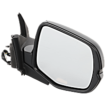 Passenger Side Mirror, Power, Non-Heated, Manual Folding, Paintable, No Signal Light, No Memory, No Puddle Light, No Auto-Dimming, No Blind Spot Feature