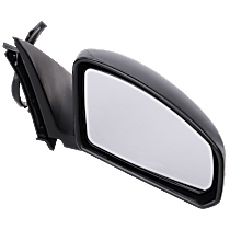 Passenger Side Mirror, 2-Door, Power Adjust, Non-Heated, Paintable, Manual Folding, No Signal Light, No Blind Spot Feature, No Memory, No Puddle Light, No Auto-Dimming, Coupe