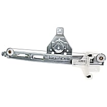 Rear, Driver Side Power Window Regulator, Without Motor