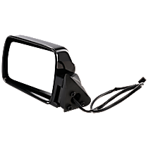 Driver Side Mirror, Power Adjust, Non-Heated, Paintable, Non-Folding, No Signal Light, No Blind Spot Feature, No Memory, No Puddle Light, No Auto-Dimming
