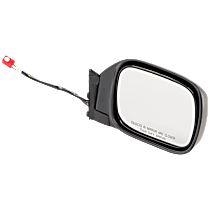 Passenger Side Mirror, Power Adjust, Non-Heated, Textured Black, Manual Folding, No Signal Light, No Blind Spot Feature, No Memory, No Puddle Light, No Auto-Dimming