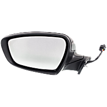 Driver Side Mirror, Power Adjust, Heated, Paintable, Power Folding, In-housing Signal Light, No Blind Spot Feature, No Memory, With Puddle Light, No Auto-Dimming