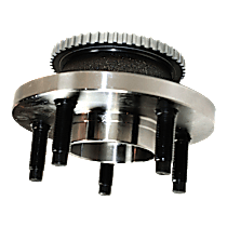 Front, Driver or Passenger Side Wheel Hub, 5 Lugs, With Bearing