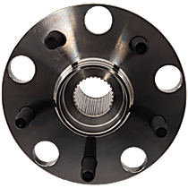 Rear, Driver or Passenger Side Wheel Hub, 5 Lugs, With Bearing