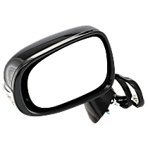 Driver Side Mirror, Power, Manual Folding, Heated, Paintable, In-housing Signal Light, With memory, With Puddle Light, No Auto-Dimming, No Blind Spot Feature