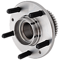 Rear, Driver or Passenger Side Wheel Hub, 5 Lugs, With Bearing, Front Wheel Drive