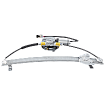 Front, Driver Side Power Window Regulator, With Motor