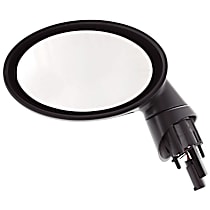 Driver Side Mirror, Power Adjust, Heated, Manual Folding, Paintable, No Signal Light, No Memory, No Puddle Light, No Auto-Dimming, No Blind Spot Feature