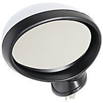 Passenger Side Mirror, Power Adjust, Heated, Paintable, Manual Folding, In-housing Signal Light, No Blind Spot Feature, No Memory, No Puddle Light, No Auto-Dimming