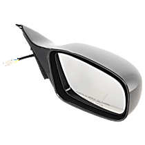 Passenger Side Mirror, Power Adjust, Non-Heated, Paintable, Non-Folding, No Signal Light, No Blind Spot Feature, No Memory, No Puddle Light, No Auto-Dimming, Convertible