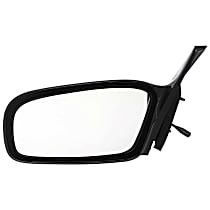 Driver Side Mirror, Manual Adjust, Non-Heated, Paintable, Non-Folding, No Signal Light, No Blind Spot Feature, No Memory, No Puddle Light, No Auto-Dimming, Hatchback