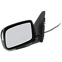 Driver Side Mirror, Power Adjust, Non-Heated, Paintable, Manual Folding, No Signal Light, No Blind Spot Feature, No Memory, No Puddle Light, No Auto-Dimming