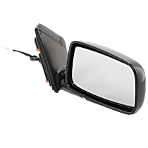 Passenger Side Mirror, Power Adjust, Non-Heated, Paintable, Manual Folding, No Signal Light, No Blind Spot Feature, No Memory, No Puddle Light, No Auto-Dimming