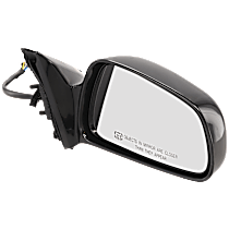 Passenger Side Mirror, Power Adjust, Heated, Paintable, Non-Folding, No Signal Light, No Blind Spot Feature, No Memory, No Puddle Light, No Auto-Dimming