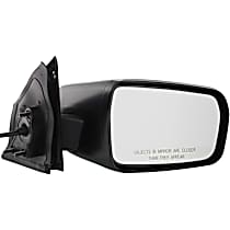 Passenger Side Mirror, Original Equipment for DE Model, Fits ES Model, Power Adjust, Non-Heated, Textured Black, Non-Folding, No Signal Light, No Blind Spot Feature, No Memory, No Puddle Light, No Auto-Dimming