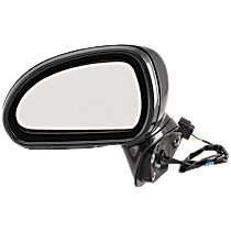Driver Side Mirror, Power Adjust, Heated, Paintable, Manual Folding, No Signal Light, No Blind Spot Feature, No Memory, No Puddle Light, No Auto-Dimming