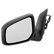 Driver Side Mirror, Power Adjust, Non-Heated, Paintable, Manual Folding, No Signal Light, No Blind Spot Feature, No Memory, No Puddle Light, No Auto-Dimming