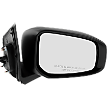Passenger Side Mirror, Power Adjust, Non-Heated, Paintable, Manual Folding, No Signal Light, No Blind Spot Feature, No Memory, No Puddle Light, No Auto-Dimming