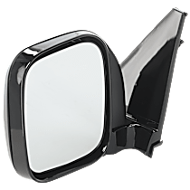 Driver Side Mirror, Power Adjust, Heated, Paintable, Manual Folding, No Signal Light, No Blind Spot Feature, No Memory, No Puddle Light, No Auto-Dimming