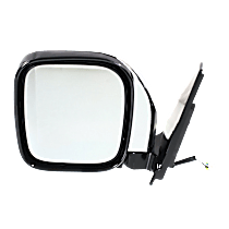 Driver Side Mirror, Power Adjust, Heated, Chrome, Manual Folding, No Signal Light, No Blind Spot Feature, No Memory, No Puddle Light, No Auto-Dimming