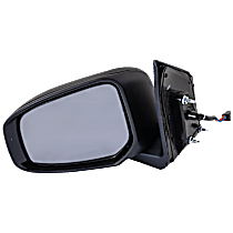 Driver Side Mirror, Power Adjust, Heated, Paintable, Manual Folding, In-housing Signal Light, No Blind Spot Feature, No Memory, No Puddle Light, No Auto-Dimming