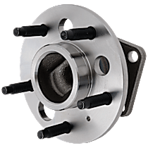 Rear, Driver or Passenger Side Wheel Hub, Fits Models With ABS, 5 Lugs, With Bearing, With Sensor