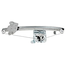 Front, Driver Side Power Window Regulator, Without Motor