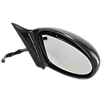 Passenger Side Mirror, Power, Manual Folding, Heated, Paintable, No Signal Light, No Memory, No Puddle Light, No Auto-Dimming, No Blind Spot Feature