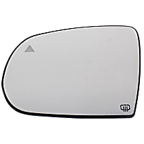 Driver Side Mirror Glass, Heated, With Blind Spot Detection in Glass No Turn Signal Light