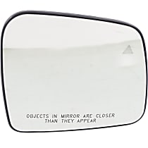 Passenger Side Mirror Glass, Heated, With Blind Spot Detection in Glass, Convex, With backing plate, Code GYC