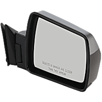 Passenger Side Mirror, Manual Adjust, Manual Folding, Non-Heated, Paintable, No Signal Light, No Memory, No Puddle Light, No Auto-Dimming, No Blind Spot Feature