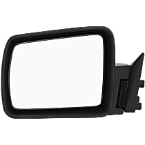 Driver Side Mirror, Power Adjust, Non-Heated, Paintable, Non-Folding, No Signal Light, No Blind Spot Feature, No Memory, No Puddle Light, No Auto-Dimming