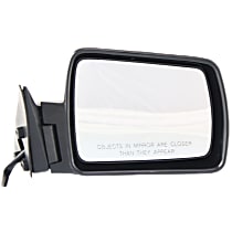 Passenger Side Mirror, Power Adjust, Non-Heated, Paintable, Non-Folding, No Signal Light, No Blind Spot Feature, No Memory, No Puddle Light, No Auto-Dimming