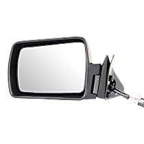 Driver Side Mirror, Manual Adjust, Manual Folding, Non-Heated, Paintable, No Signal Light, No Memory, No Puddle Light, No Auto-Dimming, No Blind Spot Feature