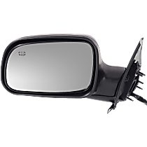 Driver Side Mirror, Power, Manual Folding, Heated, Textured Black, Without Signal Light, Without memory, Without Puddle Light, Without Auto-Dimming, Without Blind Spot Feature