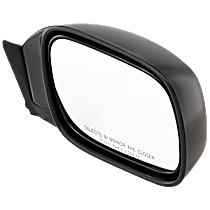 Passenger Side Mirror, Manual Adjust, Non-Heated, Textured Black, Manual Folding, No Signal Light, No Blind Spot Feature, No Memory, No Puddle Light, No Auto-Dimming