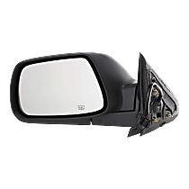 Driver Side Mirror, Power, Manual Folding, Heated, Textured Black, Without Signal Light, Without memory, Without Puddle Light, Without Auto-Dimming, Without Blind Spot Feature