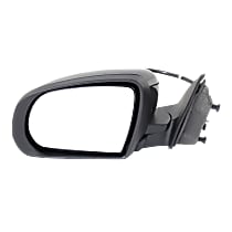Driver Side Mirror, Power Adjust, Non-Heated, Manual Folding, Paintable, No Signal Light, No Memory, No Puddle Light, No Auto-Dimming, No Blind Spot Feature