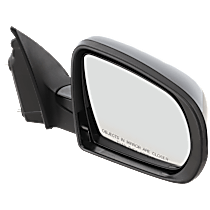 Passenger Side Mirror, Power Adjust, Non-Heated, Manual Folding, Paintable, No Signal Light, No Memory, No Puddle Light, No Auto-Dimming, No Blind Spot Feature