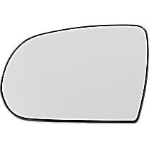 Driver Side Mirror Glass, Non-Heated, Without Blind Spot Feature Without Turn Signal Light