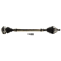 Front, Passenger Side Axle Assembly, FWD, Manual Transaxle, Standard Duty Replacement, New