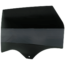 Rear, Passenger Side Door Glass, Gray Tint Privacy, Replaces NAGS No. DD12955YPN