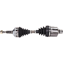 Front, Driver Side Axle Assembly, New, 3.3L 6Cyl Automatic, Transaxle