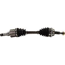 Front, Driver Side Axle Assembly, Automatic/Manual Transmission