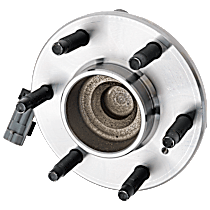 Wheel Hub, 6 Lugs, With Bearing, With Sensor
